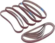 Alipis 10 Pcs Belt Machine Belt Sander Adapter Sander Belts Belt Sanding Machine Belt Sander Attachment Sanding Bands Pneumatic Belt Sander Sanding Cords Sander Sanding Belt Paper