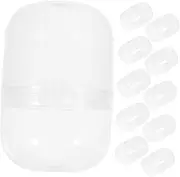 ERINGOGO 100pcs Fillable Vending Machine Transparent Goodie Bags Stuffers for Toys Gumball Machines Birthday Parties and Celebrations