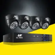 Home CCTV Security Camera System 1080P HD 4 Channel 1080N DVR W/ Night Vision