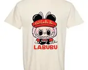Boy Labubu Monster Tee for Pop Mart Fans - Playful Graphic T-Shirt
