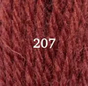 Appleton Tapestry Wool - 11 Yd Skein - Flame Red Color 207