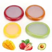 Set of 4 Reusable Fruit and Veggie Savers - Ideal for Avocados, Tomatoes, App...