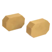 Natural Cork Octagon Yoga Blocks Brick Exercise 2 pcs Set Eco Non-Slip