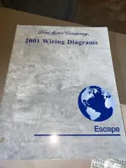 2001 FORD ESCAPE ELECTRICAL WIRING DIAGRAMS MAINTENANCE GUIDE MANUAL BOOK