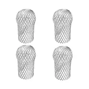 Fuvtory 4 Pack Gutter Guards, Gutter Downspout Guard, Expand Aluminum Gutter ...
