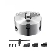 3-Jaw Lathe Chuck Self-Centering Lathe Multiple Clamping Range for 3D Printer
