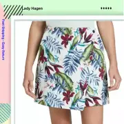 Lady Hagen Women's 16” Palm Overlap Golf Skort, Palm Mint, Size 6