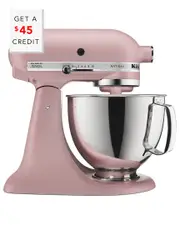 KitchenAid Artisan Series 5qt Rose Tilt-Back Head Stand Mixer with $45 Credit