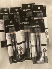 7 Pack Covergirl Eye Brow Fill + Define Pencil, w/ Sharpener #500 Black