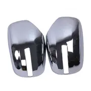 2pc Car ABS Chrome Rear View Side Mirror Cover Trim For Mitsubishi Triton / L200 2015 - 2017 Car Styling Silver