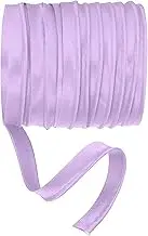 Maxi Piping Bias Tape, 5 Yards Piping Trim with Cord Satin Binding Lip Cord Trim Fit for Sewing Garment Webbing Trimming Crafts Decorating - (Light Purple)