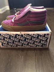 Vans OG Sk8-Mid LX Amaranth Sneaker Men’s Sz 4-6 Purple Brown Women’s Sz 5.5-7.5