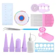 11 in 1 Quilling Border Quilling Tools Kit Crafts Crimper Comb Ruler9886