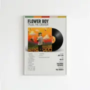 Tyler, The Creator | FLOWER BOY | Album/Tracklist - Digital Art Poster - Light