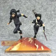 Anime ninja Shippuden Teenaged Brother Uchiha Itachi Sasuke PVC Figure Toy Gift