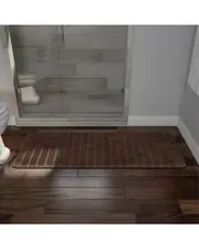 Lavish Home Memory Foam Long Bath Mat