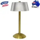 Crystal Table Lamp Cordless Desk Lamp Portable Reading Light for Restaurant Bar