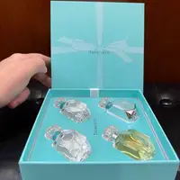 在飛比找蝦皮購物優惠-蒂芙尼Tiffany&Co香水禮盒鑽石女士濃情Q版持久淡香禮
