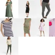 Women's Maternity 7 Piece Clothes Bundle - Small Size