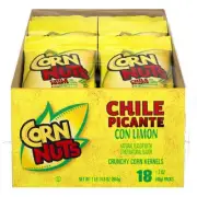 Corn Nuts Chile Picante con Limon Crunchy Corn Kernels 1.7 oz 18 pk