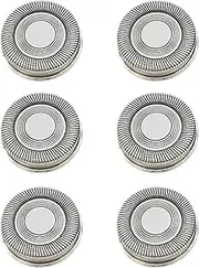6PC Replacement Razor Head, Compatible For Philips, S1000 S3000 S4000 S5000 S500 XZ5800 XZ580 SW175 Electric Shaver Accessories