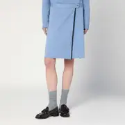 [Miu Miu] Light blue skirt in technical yarn 38 IT Light blue