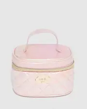 Pink Kids Quilted Cosmetic Case