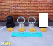 Scale Production 1/24 16“ BBS E51 Wheels with Low Profile Tyres