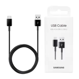 SAMSUNG 三星 原廠USB Type-C 傳輸線 1.5M 新款黑 (台灣公司貨)