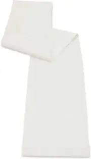 Melrose Snowflake Christmas Table Runner - 72- White