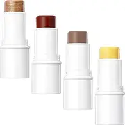 [Healvian] Professional Makeup Stick Set Cream Contour Highlighter Blush Stick Portable Face Makeup Kit