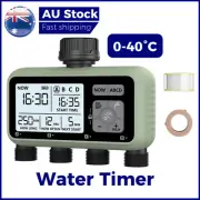 Diivoo 4 Zone Sprinkler Timer Water Timer 4 Outlet for Garden Hose Lawn Yard