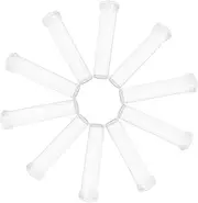 UPKOCH 200pcs Nutrition Flower Tube Transparent Plastic Water Container for Fresh Flowers Durable Storage for Florist Supplies