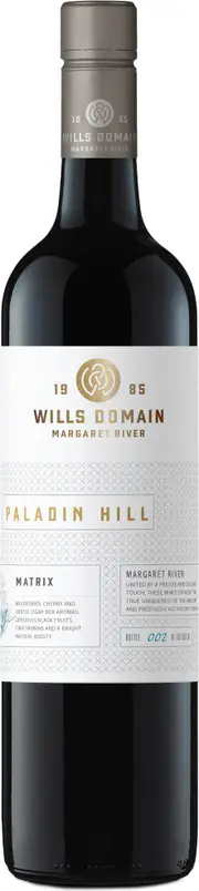 Wills Domain Paladin Hill Matrix Cabernet Blend 2022 750ml