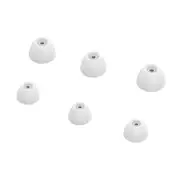 3 Pairs Ear Tips ComCompatibletable Noise Reduction Non-Slip Silicone In-ear Earbud Ear Tips Replacement Compatible Samsung Galaxy Buds 2 White