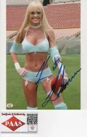 KATIE LOHMAN "PLAYMATE OF THE MONTH" & ACTRESS SIGNED SEXY POSED PHOTO PAAS