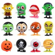 Spoof Toys Pumpkin Clockwork Toy Halloween Wind Up Toys Halloween Party Supplies