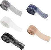 DOITOOL Fabric Tape Tape Iron Adhesive for Pants DIY Clothing Accessories 5 Rolls Multiple Colors