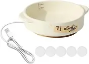 Hot Water Bowl for Dogs - Heated Antifreeze Pet Drinker with Temperature Control | Pet Water Bowl, Water Heater with Cord Resistant