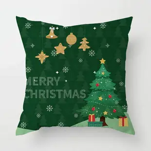 【滿388出貨】新款圣誕抱枕紅色喜慶節日靠墊抱枕居家沙發圣誕裝飾抱枕可拆洗