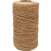 328Ft 1mm Natural Jute Twine String Rope for Arts Crafts Jewelry Making Projects