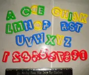 Celebrate Mixed Lot 39Pcs Cookie Cutters Alphabet Numbers Star Snowman Tree Etc