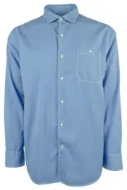 Tommy Bahama Men's Big & Tall Check Long Sleeve Button Up Shirt Blue 2XLT