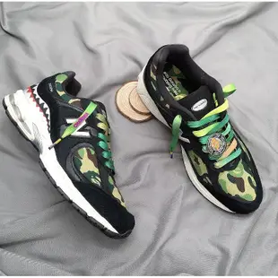 全新 BAPE x New Balance 2002R 黑色 迷彩 休閒鞋 M2002RBF 現貨