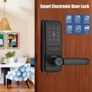 Smart Electronic Door Lock WIFI Tuya APP Fingerprint IC Card Password NFC w/ key