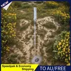 AU Manual Gardening Sunflower Hoe Rake Portable Weeding Tools Hand Weeder Lawn C