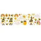Bumble Gnome Window Clings Glass Wall Stickers Decals Decor for Spring