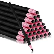 36 Pcs Grease Pencils for Glass Mechanical Wax Pencil (Black) B1D31235