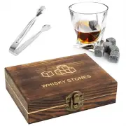 9Pcs Whiskey Stones Reuseable Ice Cubes Granite Whiskey Stones Whiskey GreSb