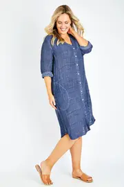 Wenzel Button Dress--RUB-WENZ-S19